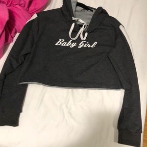 “Baby girl” crop top